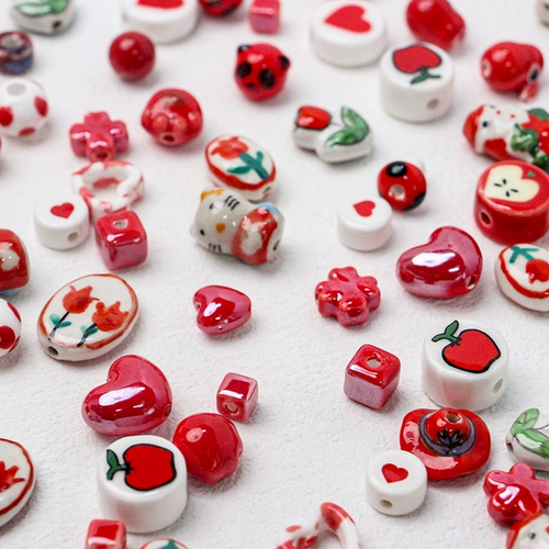 Керамический браслет из бисера ручной работы, бусины, ожерелье, аксессуар, аксессуары