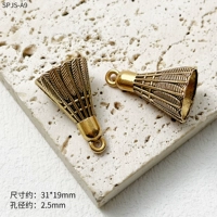 [Древний немой золотой* кулон для бадминтона] 1 шт.