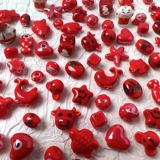 【Красный гуа】 китайский стиль красный керамический из бисера