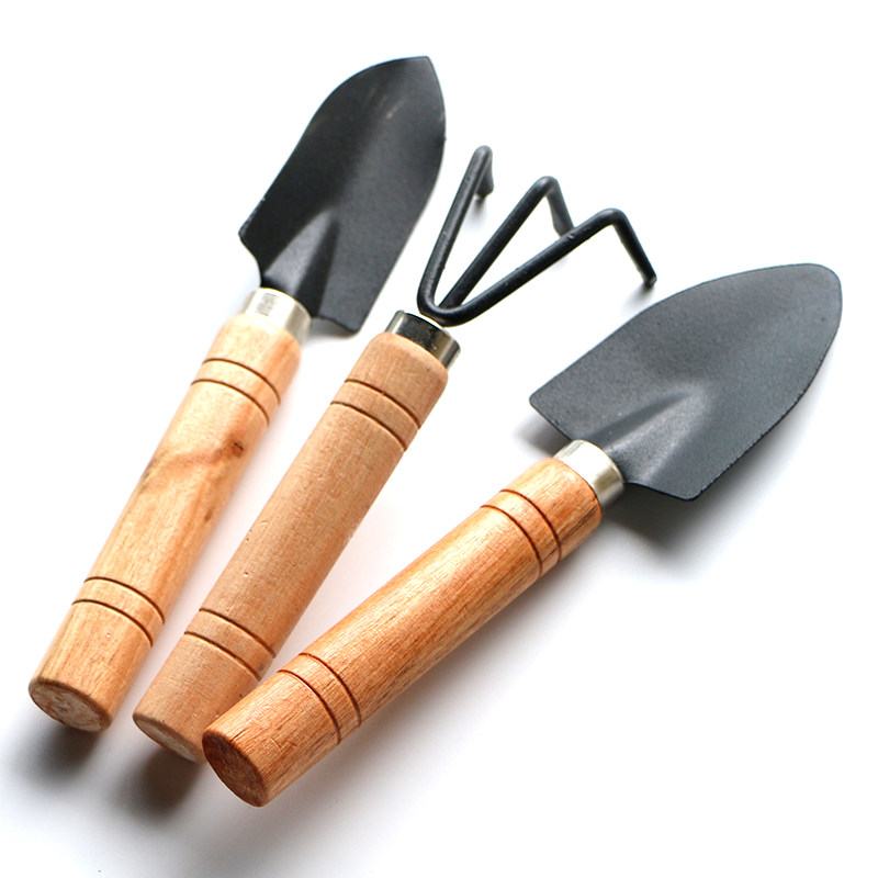 Potted small shovel Home Flowers Gardening Gardening Tools Planting Multimeat Tools Suit Mini Three Sets Home