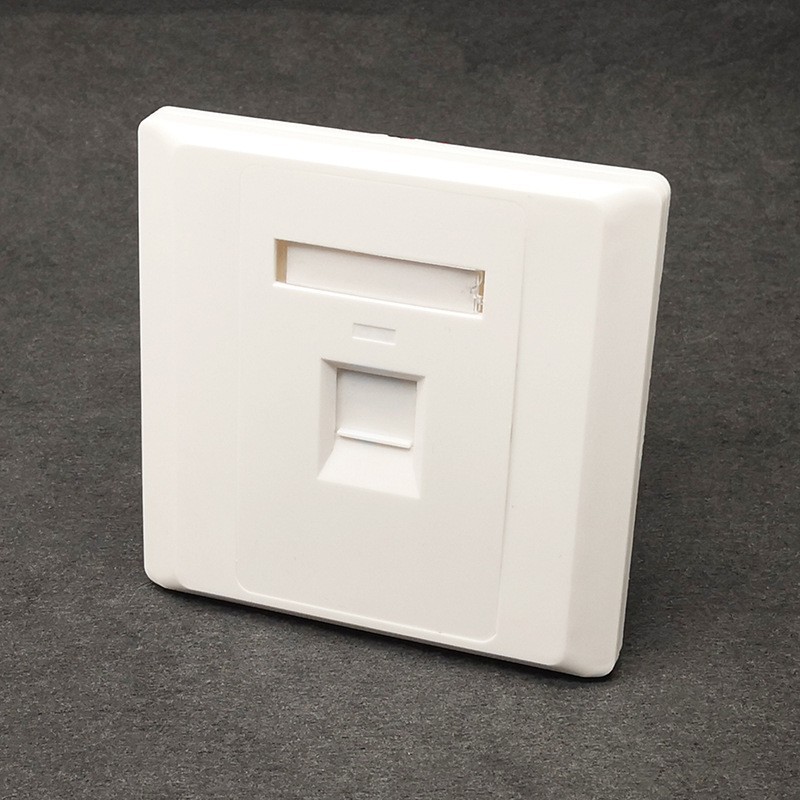 Datang Telecom neutral style 86 thickening single - mouth double - mouth four - mouth panel network telephone information socket