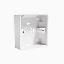Type 86 Ming-fit single bottom case network bottom case panel bottom case thickened flame retardant clear case switch socket bottom Ming fit