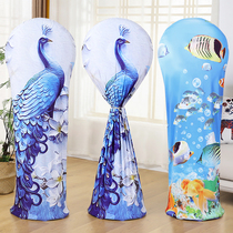 Fan dust cover fabric sleeve household round Emmett elastic floor fan protective cover floor standing all-inclusive universal