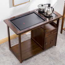 Tea table tea table tea table mobile tea car set simple modern retro small apartment tea table