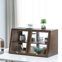 Desktop cup holder small table bozhu shelf solid wood purple sand pot tea set tea pet tea pot storage shelf