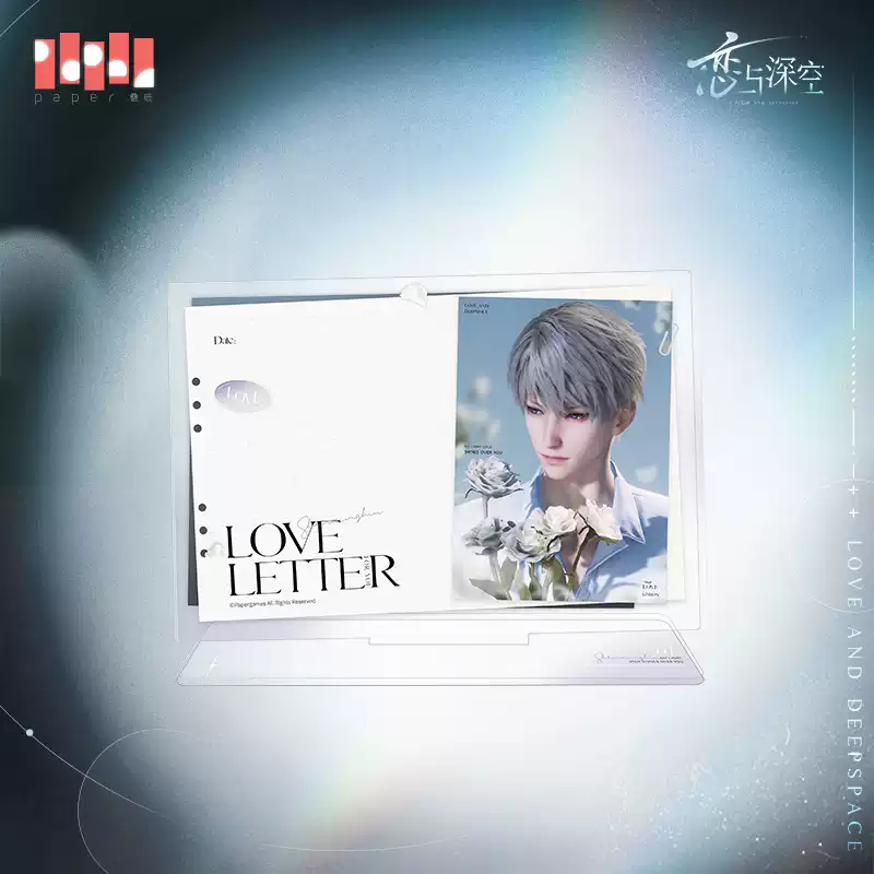 Love and Deepspace Official Message Card Acrylic Stand