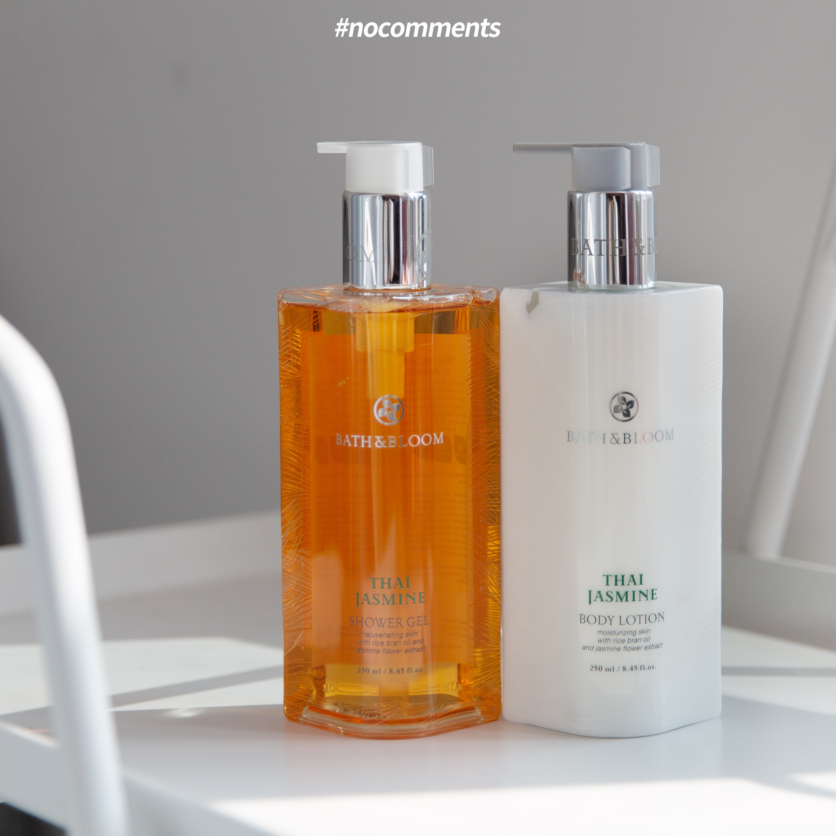 Thai little Molly SPA brand Bath Bloom Jasmine refreshing body milk 250ml coconut lemon grass