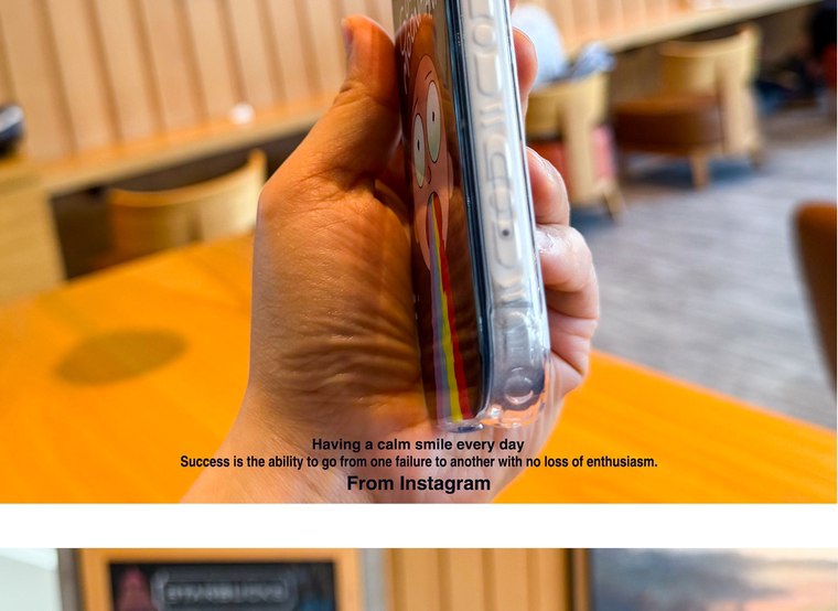 Rick and Morty Rainbow Transparent IMD iPhone Case