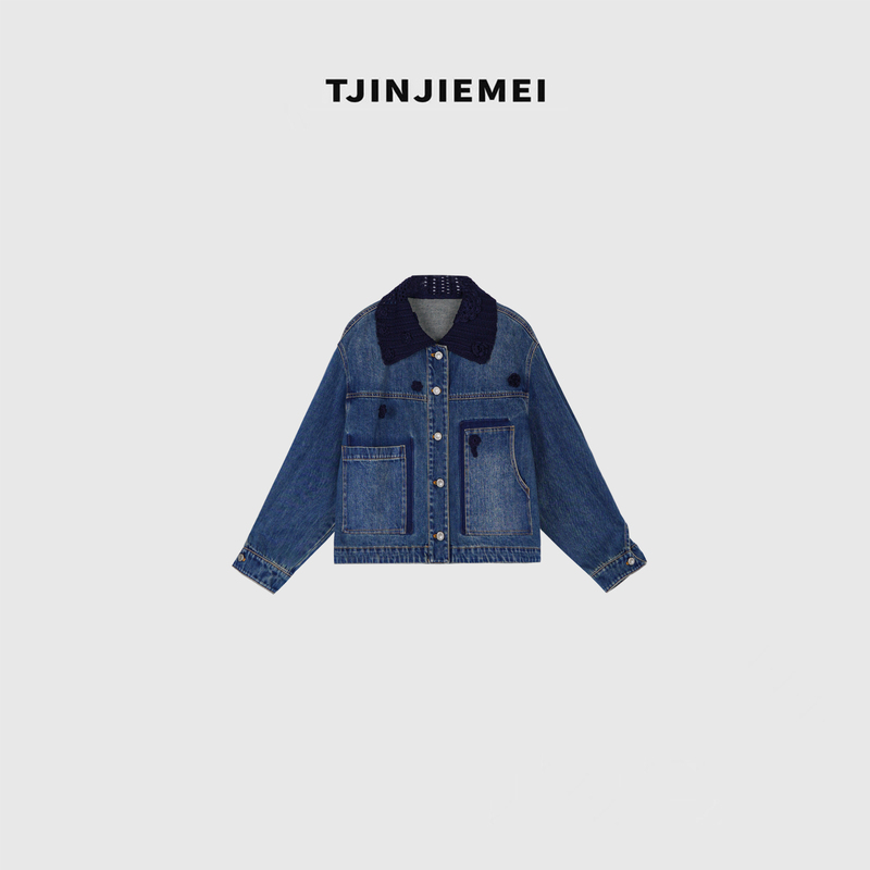 T-Ji Sisters【Denim Formula】Blue Design Denim Jacket Wt2607-9613Q7