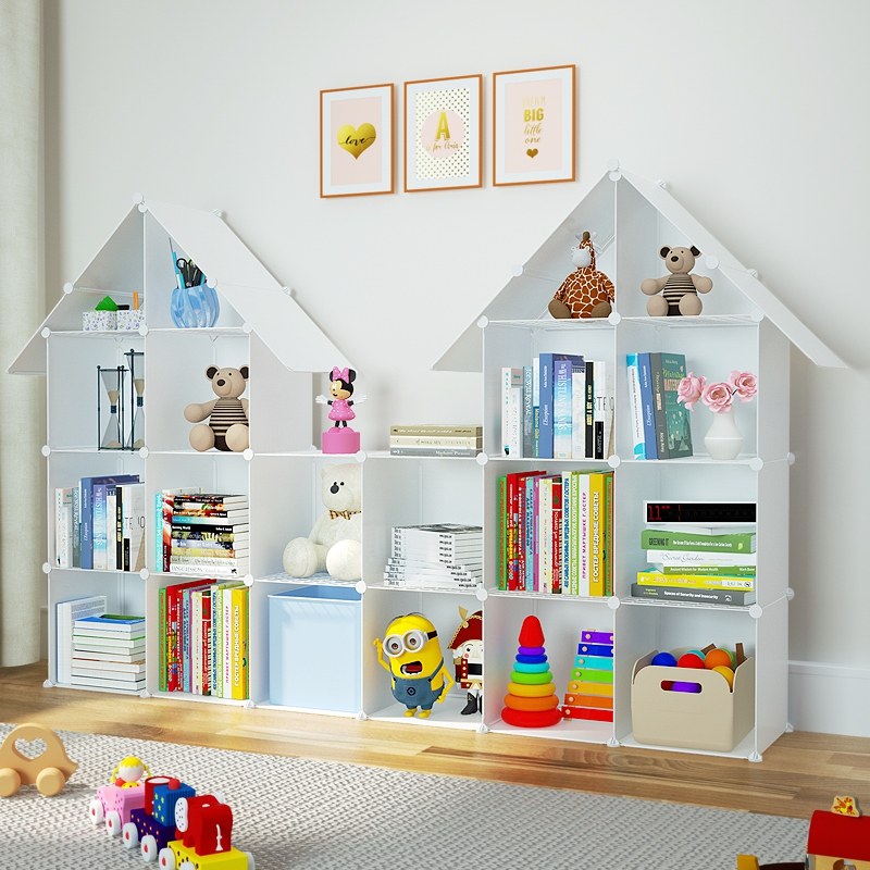 Small House Bookshelves Brief Floor Free Combination Living Room Home Bedroom Shelve Creators Creative Students Simple Bookcase