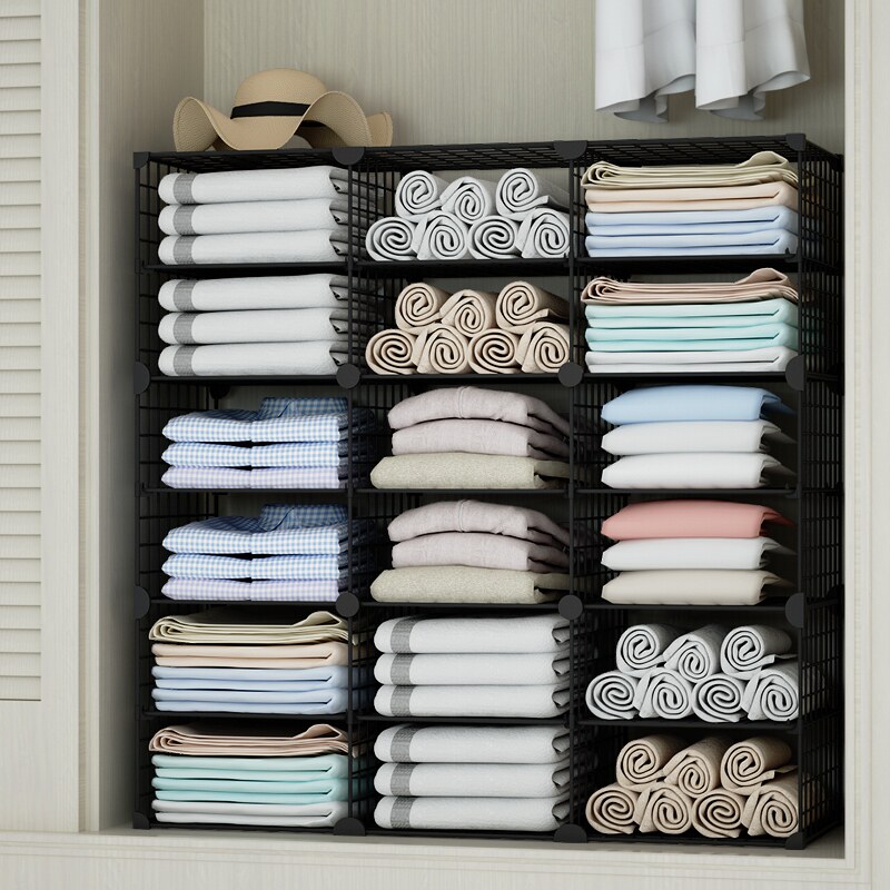 Wardrobe baffle divider universal cabinet partition storage artifact wardrobe partition partition column vertical partition layered shelf