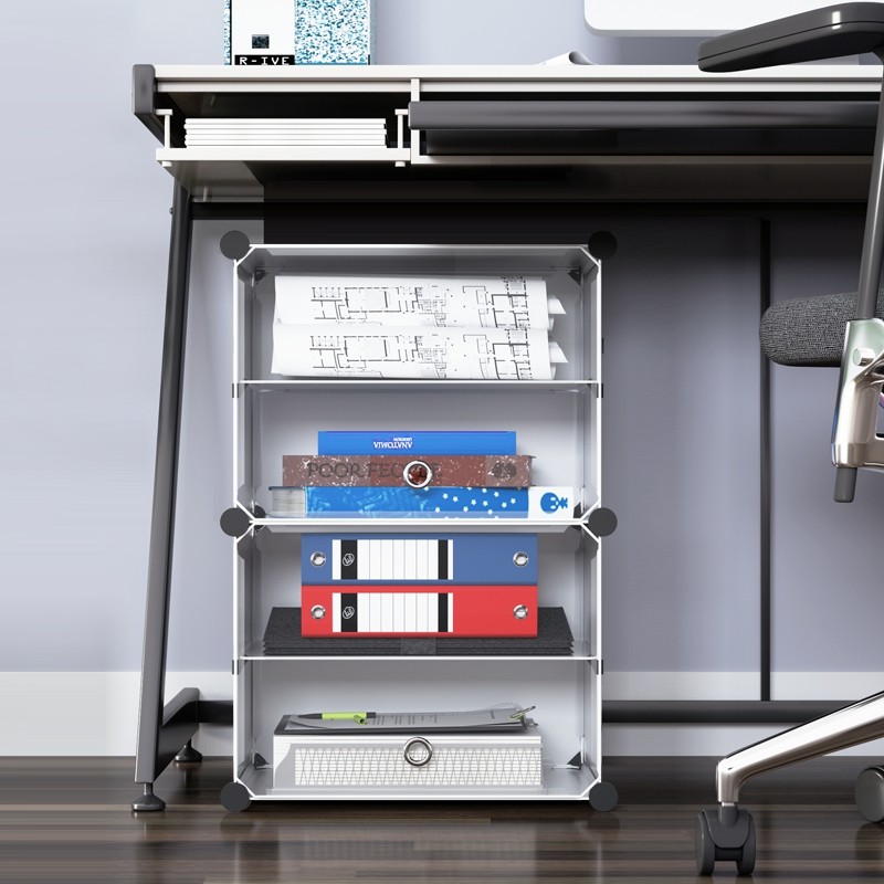 Office desktop shelves on roof shelves in dormitory drawer shelves shelves under desk to collect cabinets