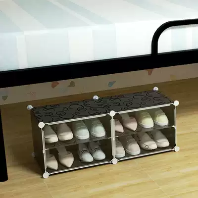 Shoe rack dormitory bed storage artifact dormitory provincial space shoe cabinet bottom home Net red shoes storage shelf