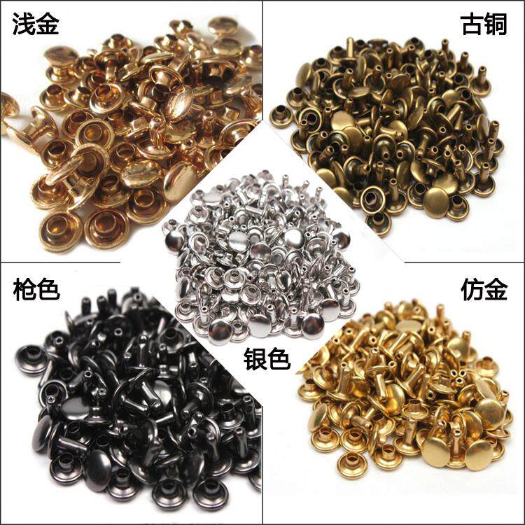 Plane Ram double sided rivet Bag Sandbag Sandals Accessories Crashes Nail buttons Notre Dame Knots Round Knots Knots Knots Knots