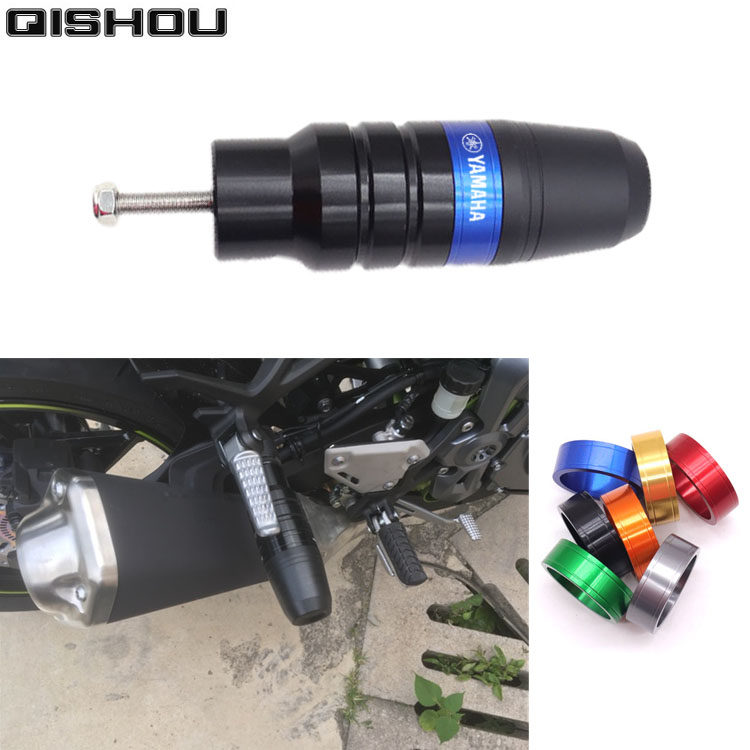 Suitable for Yamaha MT-25 MT-03 MT-07 MT-09 modified exhaust pipe anti-fall rod anti-fall glue