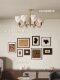 French-Style Skirt-Shaped Living Room Chandelier, Main Light for the Hall, Vintage Restaurant Light, Bedroom Study Eye-Protection Lamp