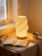 Log-Style Breeze Cream Bedroom Bedside Table Lamp ins Romantic Decorative Eye-Protection Touch Dimming Sensor Bedside Lamp