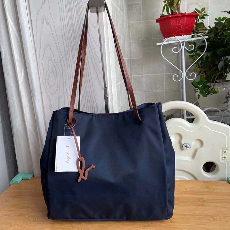 Agnesb Autumn Winter Light Capacity Single Shoulder Handicrafts TotsTot Package Women's Japanese Ab Foreign Trade Lady Pack