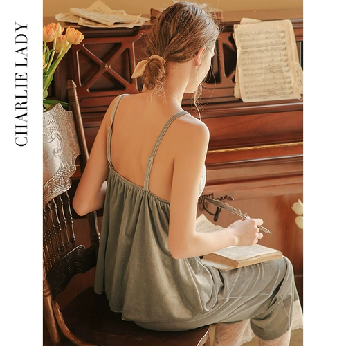 Бархатная пижама, комплект, сексуальный банный халат, ретро демисезонные штаны, 3 предмета, эффект подтяжки