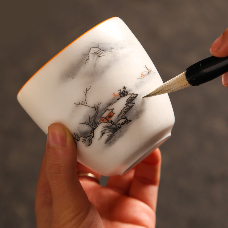 Hand - made which open the slice your up household ceramic cups can keep sample tea cup archaize can have a cup of tea oil - lamp can build master