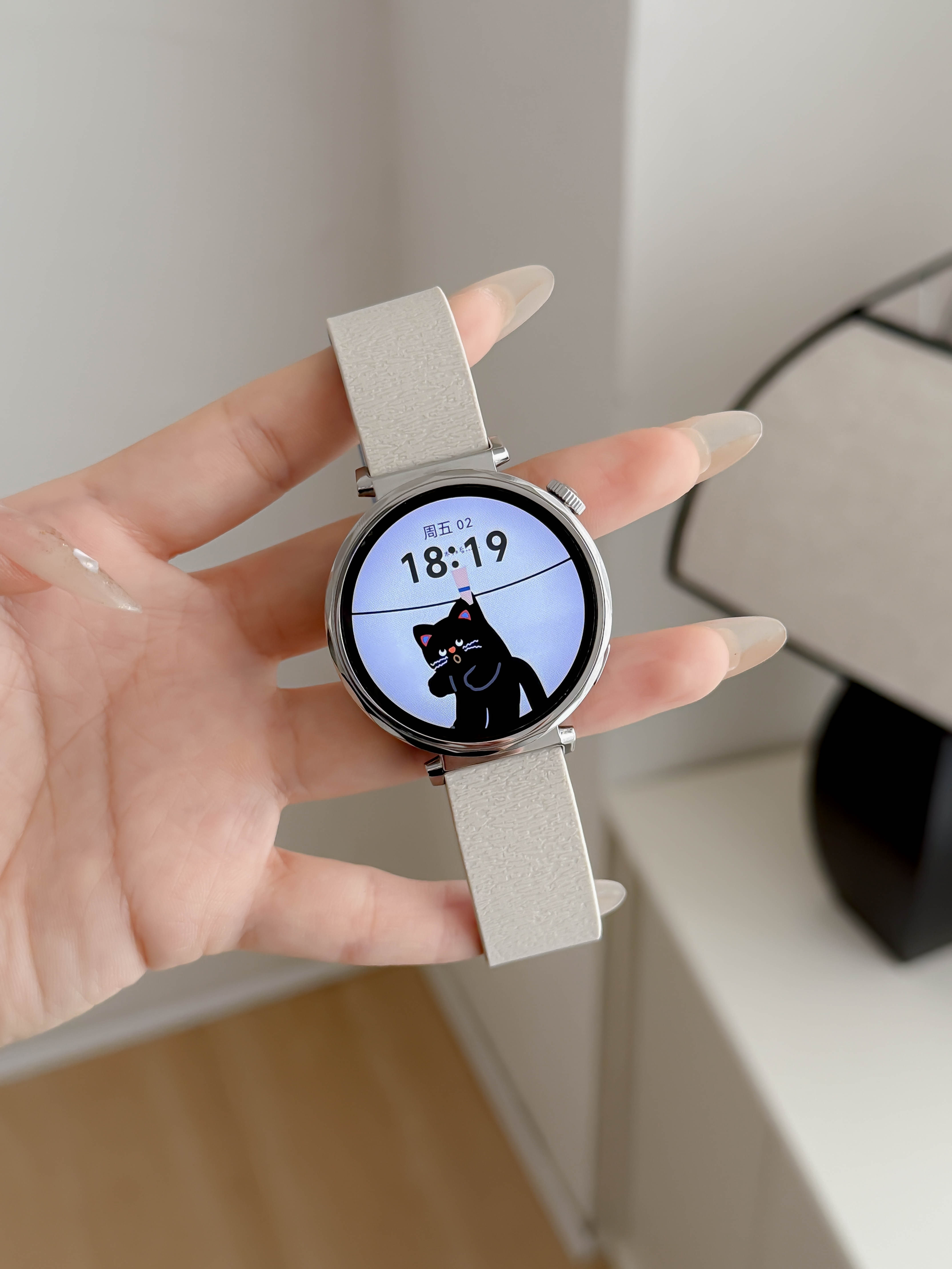 Suitable for Huawei Gt6 Watch Strap, Watch Gt4 Watch Strap, New Watch Gt5, Men's Gt5 Pro Magnetic 4 Pro Silicone, Gt3 Smart Women's Model, Gt2 Wristband, Lychee Leather Texture Watch Chain, Sports