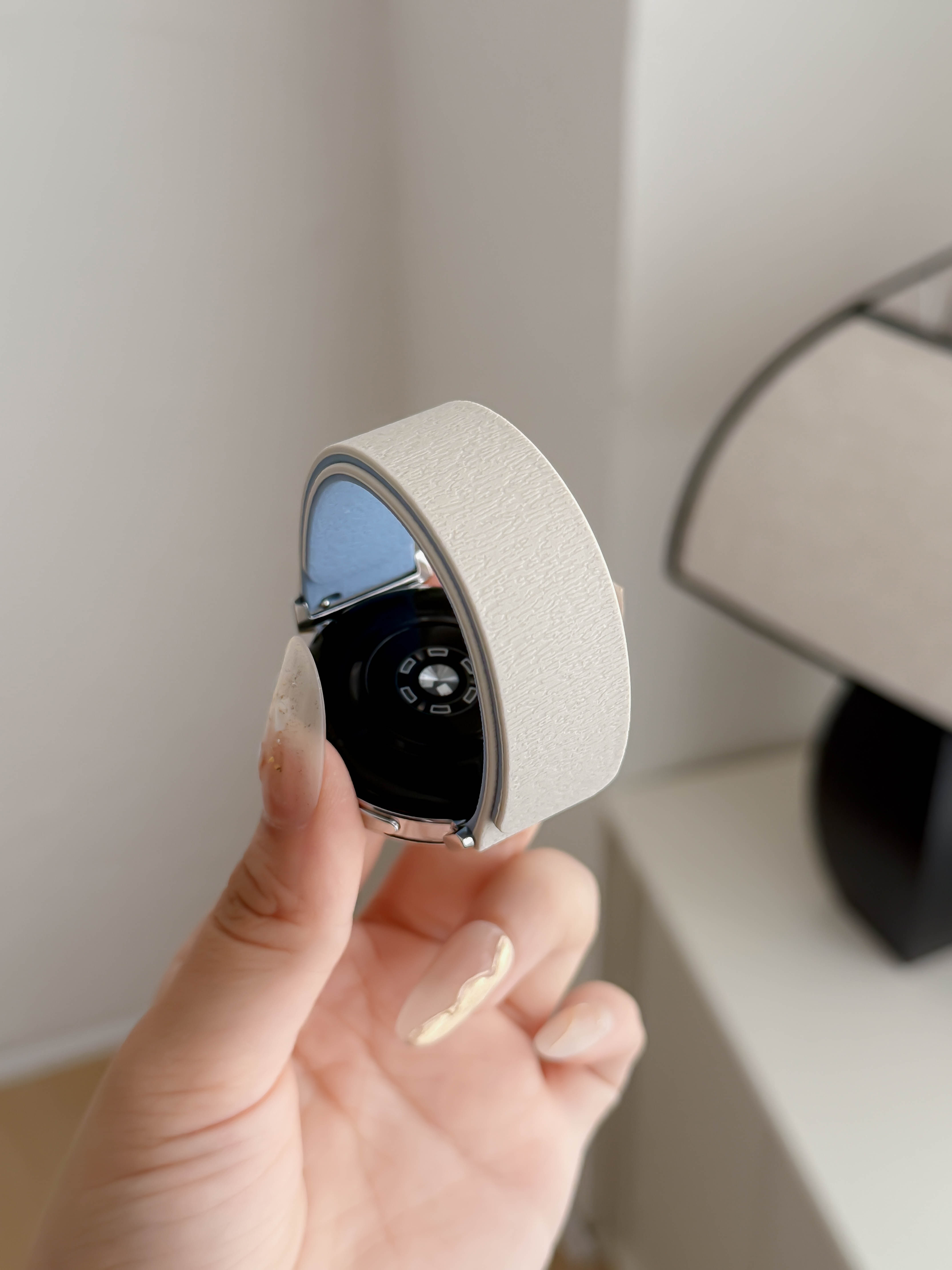 Suitable for Huawei Gt6 Watch Strap, Watch Gt4 Watch Strap, New Watch Gt5, Men's Gt5 Pro Magnetic 4 Pro Silicone, Gt3 Smart Women's Model, Gt2 Wristband, Lychee Leather Texture Watch Chain, Sports