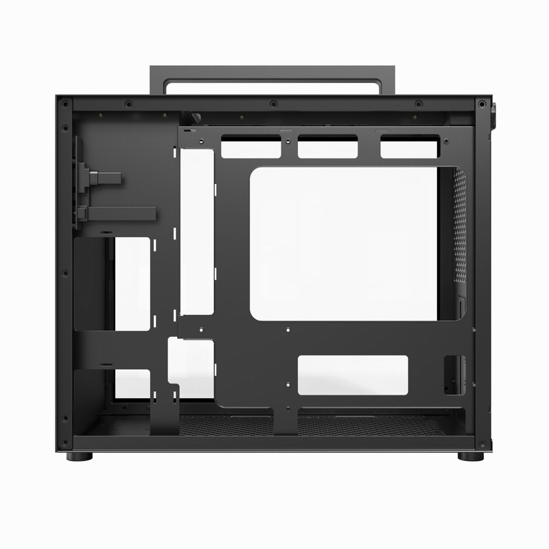 Yuqiao S5Pro Chassis Back Line Matx Motherboard White Sfx Power Supply Side Transparent Desktop Mini Itx Computer Handle