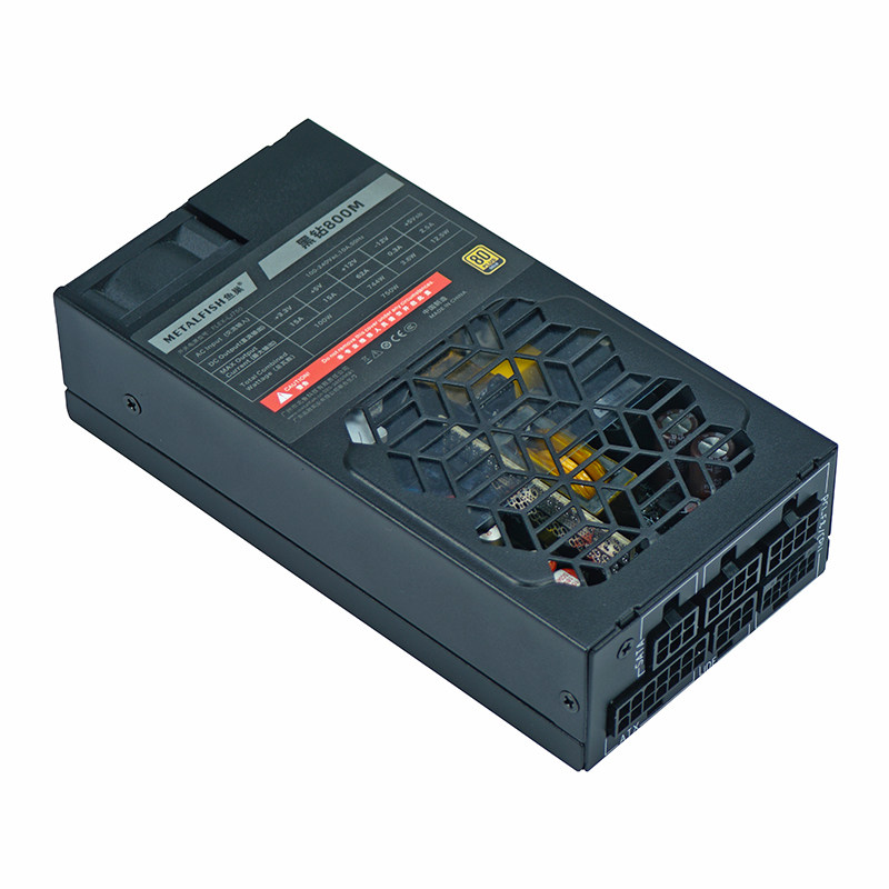 Fish Nest Black Diamond Small 1U Gold Medal Power Supply 750W Continuous Output 850W Full Modular Nas Enhanced Flex Power Supply