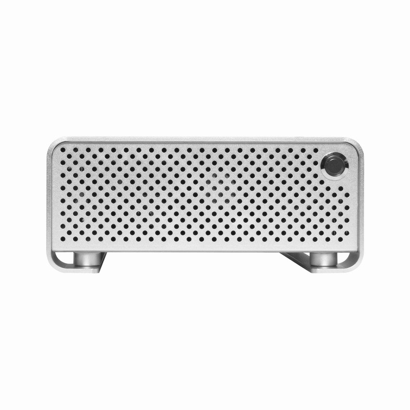 Couyu Mgp All-Aluminum Mini Itx Chassis Dc-Atx Power Supply DIY Desktop Ultra-Thin Horizontal Core Display Small Chassis