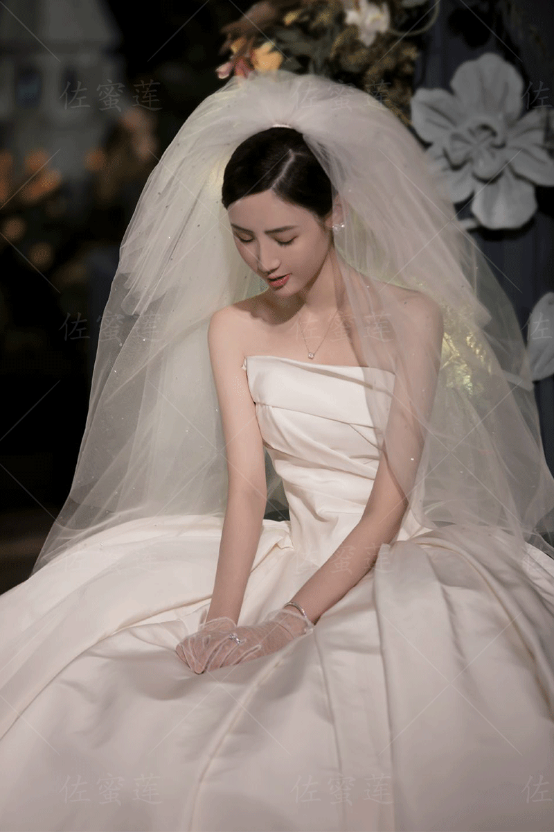 Retro summer wedding dress, French retro style, 2023 Retro summer wedding dress, French retro style, 2023