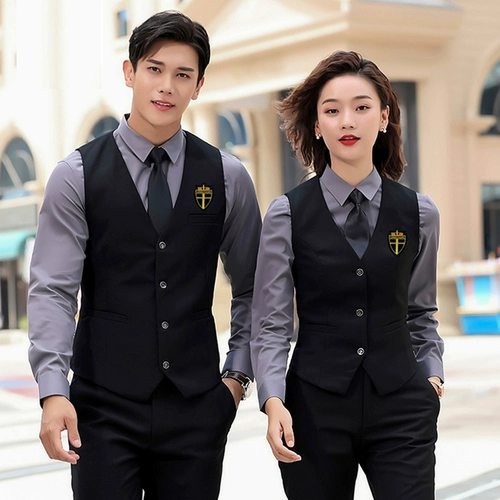 Жилет для отеля, комплект, комбинезон, униформа