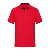 Красная футболка с коротким рукавом, короткий рукав