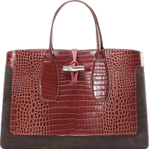 Longchamp womens leather handbag bamboo bag big bag 10059 HYK