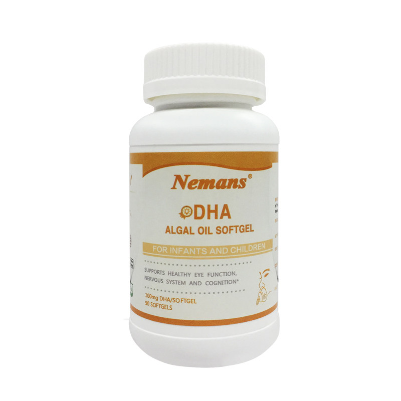 Newmans Seaweed Oil DHA Infant 90 Capsules Bottle Newmans Baby Newborn Child American Pregnancy Import