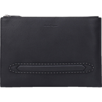 Ferragamo mens leather clutch 24A011