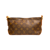 Second-hand 95 new lv Louis Vuitton sailing ship pvc portable shoulder bag vegetable tanned leather update