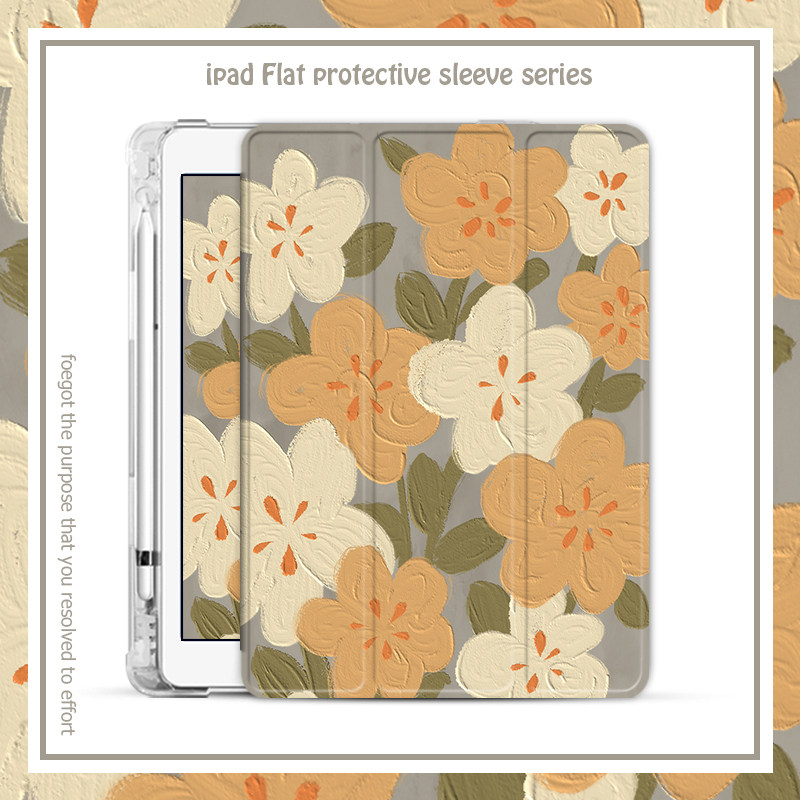 Retro Wind Flowers 2020 2020 19 18 18 Ipad Applicable air4 3 2 Airbag Protective Sleeves 10 2 10 5 Inch Flat 9 7 With Pen Slot pro11 3