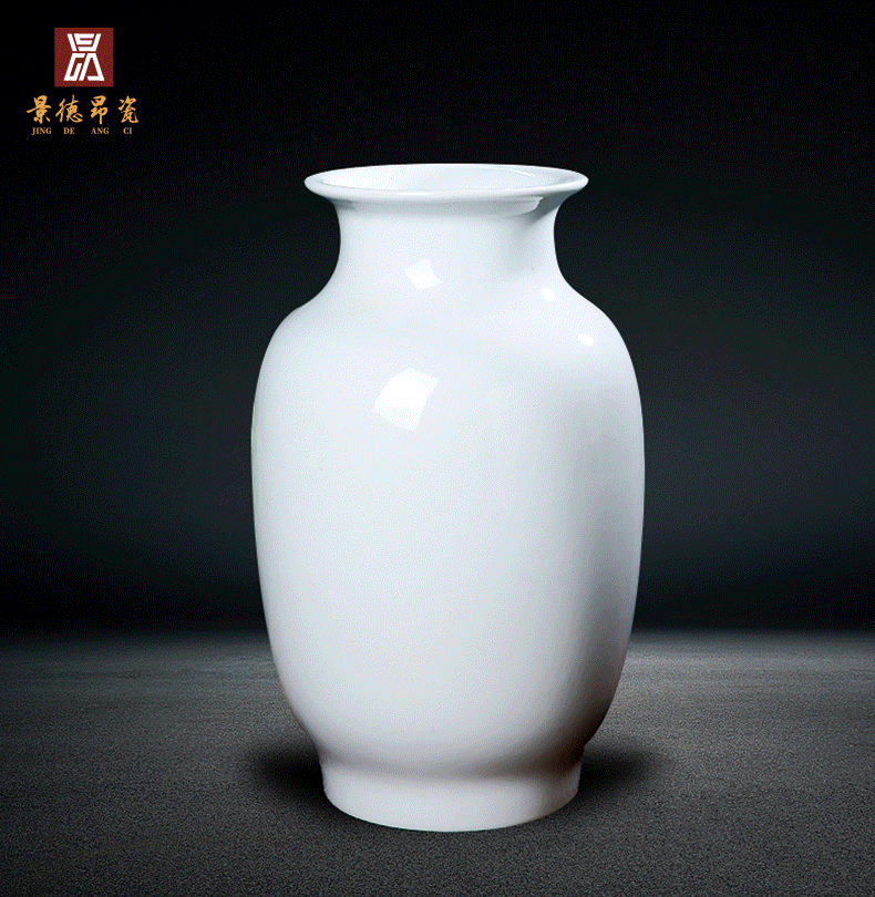 Jingdezhen ceramic white gourd bottle vases, I and contracted household living room table decorations landing place