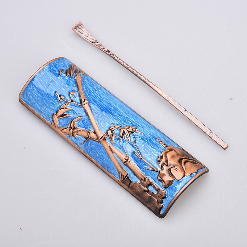Creative kung fu tea tea is manually TSP three - piece tea holder teaspoons Japanese tea tea tea spare parts shovel