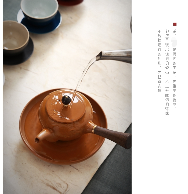 Variable contracted ceramic teapot storage tray square pot of tea accessories bearing coarse pottery tea tea tea tray was it dry