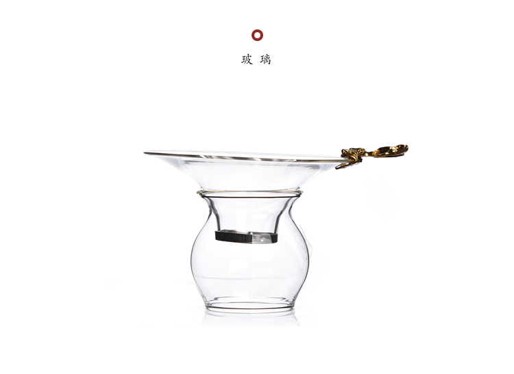 Into this monkey kung fu tea accessories domestic tea every mesh filter large) transparent glass tea strainer