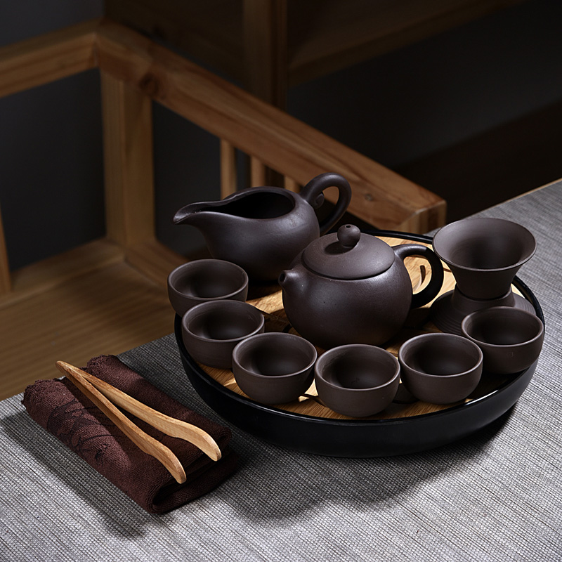 Into this monkey violet arenaceous kung fu tea set the home office of a complete set of Japanese contracted teapot teacup fair keller