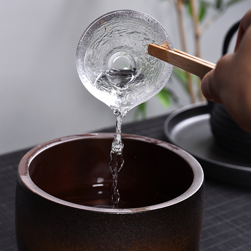 Modern Japanese dry mercifully tea tea set zero washing ceramic building for wash in hot water cylinder coarse pottery cup XiCha move