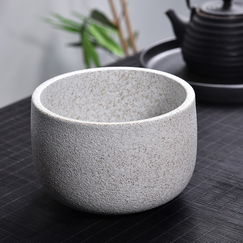 Modern Japanese dry mercifully tea tea set zero washing ceramic building for wash in hot water cylinder coarse pottery cup XiCha move