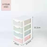 Большое увеличение 4 слоев смешанного цвета