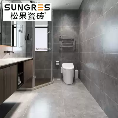 Pine cones gray kitchen wall brick industrial wind cement brick modern dressing room antique tile tile tile 300 600