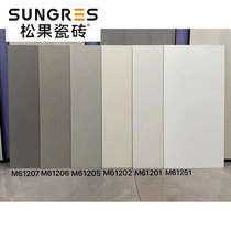 Modern pure color micro cement vegetarian color Imitation Antique Brick Living Room Tile Kitchen Toilet Wall Tiles 600 1200