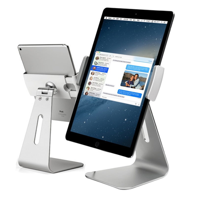 Tablet desktop brackets are suitable for tablets under 13 inches such as iPadair and Surface Pro