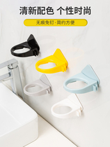 Free hole hair dryer shelf Wall-mounted bathroom toilet toilet storage rack Hair dryer rack Hair dryer rack