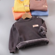 Children Cavet warm clothes for men and women Jersey Bottom Shirts Single Blouse Blouse 0-5 Year Old Baby Warm Underwear 1 Baby Autumn Clothes